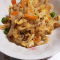 か～ぽ☆'s cooksnap of when they made 切り干し大根と鶏ひき肉の卵とじ.