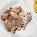 あゃぶぅ's cooksnap of when they made 柔らかパリパリ！鶏もも肉の塩焼き.