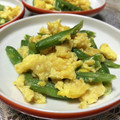 chocoraママ's cooksnap of when they made あと一品＠いんげんと卵の味噌炒め.