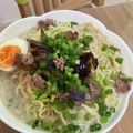 アズミ3's cooksnap of when they made なすとそぼろの冷やし塩とんこつラーメン.