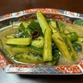 チビママ♪'s cooksnap of when they made キュウリと梅とお茶漬.