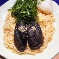 おちゃるぅ♪'s cooksnap of when they made 焼きなすの冷やしおろしラーメン.