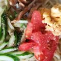 くむちん's cooksnap of when they made 肉無しでも美味♡市販タレ付冷やし中華の具.