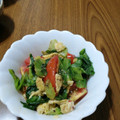 ramieru's cooksnap of when they made レタスとトマトの玉子炒め.