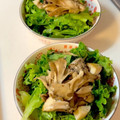 みなとのまんま's cooksnap of when they made 秋です！きのことレタスのサラダ.