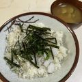 papikun's cooksnap of when they made 釜揚げしらす丼.