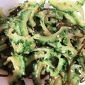 nyapple's cooksnap of when they made やみつき!!ゴーヤのおひたし.