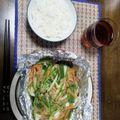 クックPRMBOY☆'s cooksnap of when they made 鮭のちゃんちゃ焼きホイル.