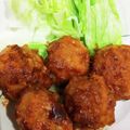 patepateco's cooksnap of when they made レンジで簡単☆ミートボール。.