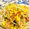 みなとのまんま's cooksnap of when they made もやしのカラフルナムル.