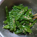 和☆2049's cooksnap of when they made 我が家の無限絹さや.