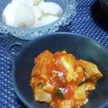 かおりかざり's cooksnap of when they made 厚揚げと玉子のチリソース煮.
