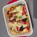 れいにゃん、's cooksnap of when they made レンジだけ！茄子とベーコンのトマトチーズ.