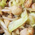☆yuuyu☆'s cooksnap of when they made 鶏モモ肉とキャベツの塩だれ炒め.