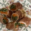 Yokchina's cooksnap of when they made いんげんと人参の肉巻き.