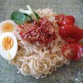 手作りスキ's cooksnap of when they made レンジで！サッポロ一番で旨辛ビビン麺.