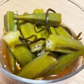 くまじ◎'s cooksnap of when they made ✴︎塩オクラ✴︎オクラの浅漬け.