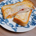 クック8899りりり's cooksnap of when they made 簡単ハムエッグトースト.