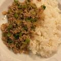 〈＊HATO＊〉's cooksnap of when they made 簡単ランチ☆ピーマンと挽き肉の炒めごはん.