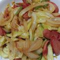ナーちゃん's cooksnap of when they made カレー味♡ウインナー・キャベツ炒め.