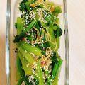 ももゆみ1230's cooksnap of when they made 小松菜とカニカマのごま和え♪.
