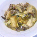 Meruu's cooksnap of when they made ごぼうと厚揚げのすき焼き風.