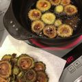 アリエちゃん's cooksnap of when they made ワタまで美味しい☆ゴーヤチップス.