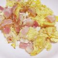 えりこ82☆'s cooksnap of when they made ベーコン＊スクランブルエッグ(*Ü*).