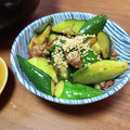 egizo's cooksnap of when they made きゅうりと挽肉のアジアン炒め.