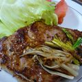 えりたれ's cooksnap of when they made 豚ステーキ たまねぎソースかけ.