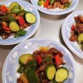 shin1h's cooksnap of when they made 基本の中華★牛肉と夏野菜弁当★ズッキーニ.