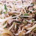 くむちん's cooksnap of when they made 豚肉でピリッと甘辛プルコギ.