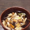 八朔's cooksnap of when they made 舞茸のお吸物.