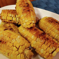 ダッフィーニーうに's cooksnap of when they made 焼きとうもろこし♪4分茹でて2分焼くだけ.