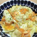 ナツ☆ママ's cooksnap of when they made カリフラワー人参・卵のカレーマヨサラダ.