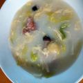 ミイシ's cooksnap of when they made お姫さんだご(芋団子)のクリームスープ.