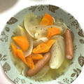 リラ☆ックマ's cooksnap of when they made 玉ねぎとウィンナーとにんじんのスープ.