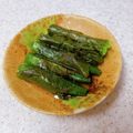 yummysunny's cooksnap of when they made しそ巻きおくらの麺つゆ浸し.