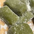 yukirlv's cooksnap of when they made もち粉☆レンジで簡単！よもぎ餅・草大福♪.