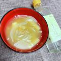 Rionaのおうち飯's cooksnap of when they made 白菜の味噌汁にヘルシ～擦り胡麻とえごま油.