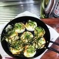 おりこうポチ's cooksnap of when they made 簡単おつまみ♪長芋明太チーズ☆大葉のっけ.