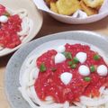 わかポン☆'s cooksnap of when they made 夏バテにも○トマト缶でさっぱり冷製パスタ.
