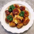 コムギ大好き's cooksnap of when they made 食べ過ぎ注意♡チーズ溢れ出す豚コマボール.