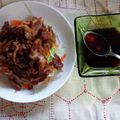 きごも's cooksnap of when they made 簡単☆豚こま肉の油淋鶏風.