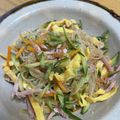mocoteaco's cooksnap of when they made 食べてみて♪春雨サラダ～大人味.