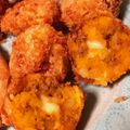 scanty's cooksnap of when they made まんまる甘いかぼちゃコロッケ.