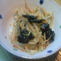 清ちゃん0430's cooksnap of when they made もやしの海苔ナムル.