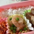 まじゅじゅ's cooksnap of when they made お弁当に簡単彩り！海老とグリーンピース.