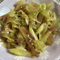 たけみずりん's cooksnap of when they made 絶品 みょうがのキンピラ.