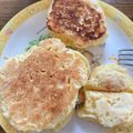 ☆anemone4☆'s cooksnap of when they made お豆腐マジック！分厚いホットケーキ♡.